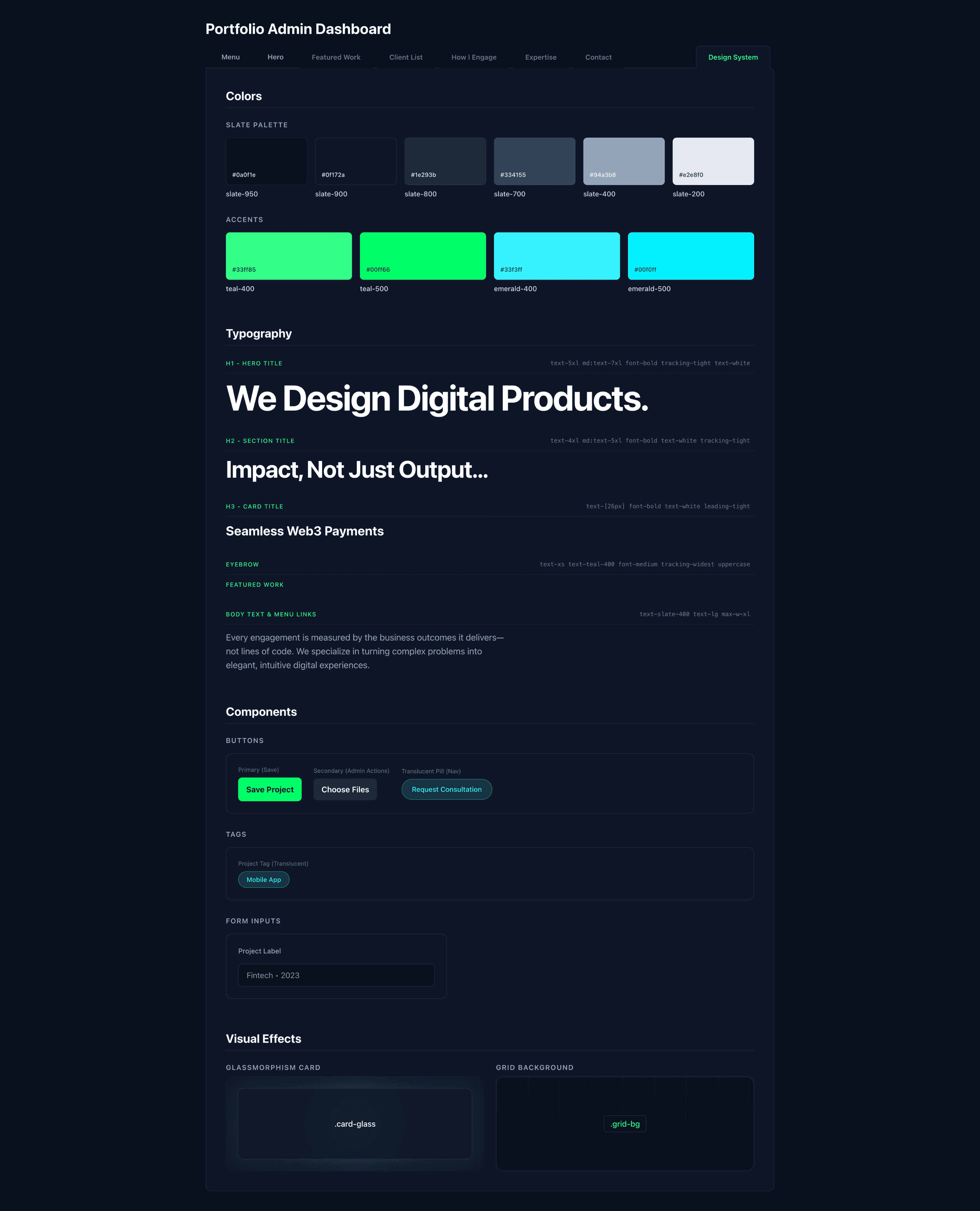 UI/UX design mockup